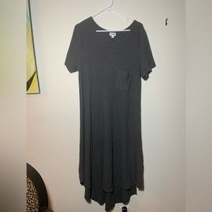 Dark gray LulaRoe Carly size 3x with pockets